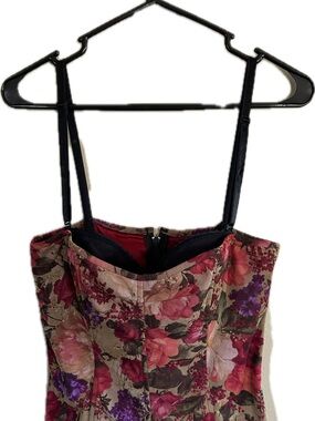 Victoria's Secret Red 36C Boostia-black built in peek-a-boo bra.